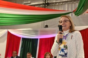 Alicia fue la invitada de honor en el 100° Aniversario del Club Atlético Puerto Santa Cruz
