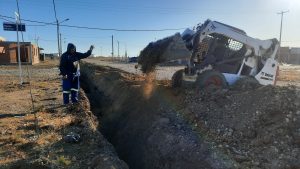 Río Gallegos: Servicios Públicos inició ampliación de la red de agua en el Barrio René Favaloro