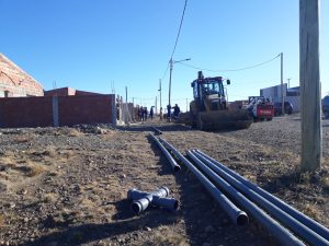 Río Gallegos: Servicios Públicos inició ampliación de la red de agua en el Barrio René Favaloro
