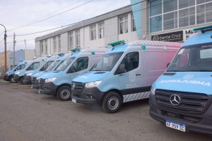 Quince nuevas ambulancias: Alicia continúa fortaleciendo el sistema sanitario de las localidades de Santa Cruz
