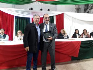 Servicios Públicos inauguró nuevo sistema de iluminación en el Club Atlético Puerto Santa Cruz