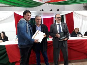Servicios Públicos inauguró nuevo sistema de iluminación en el Club Atlético Puerto Santa Cruz