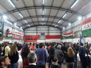 Servicios Públicos inauguró nuevo sistema de iluminación en el Club Atlético Puerto Santa Cruz