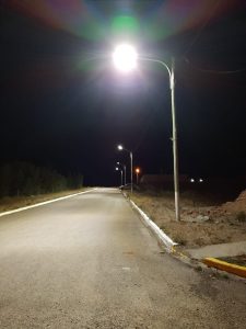 Servicios Públicos concreta acciones en Jaramillo y Fitz Roy