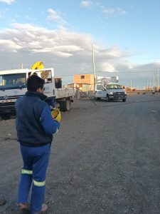 Servicios Públicos amplía el tendido eléctrico en el Barrio 22 de Septiembre de Río Gallegos