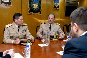 Alicia recibió la visita protocolar de integrantes de la plana mayor de Prefectura Naval Argentina