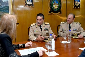 Alicia recibió la visita protocolar de integrantes de la plana mayor de Prefectura Naval Argentina