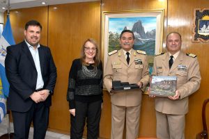 Alicia recibió la visita protocolar de integrantes de la plana mayor de Prefectura Naval Argentina