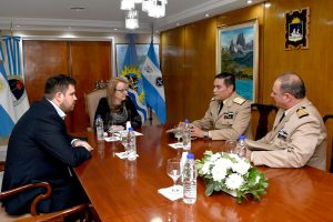 Alicia recibió la visita protocolar de integrantes de la plana mayor de Prefectura Naval Argentina