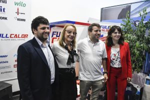 Alicia recorrió los stands del 2° Foro de Transición Energética