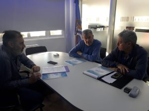 Arabel mantuvo reuniones de trabajo con autoridades de Pico Truncado, Puerto Santa Cruz y Perito Moreno