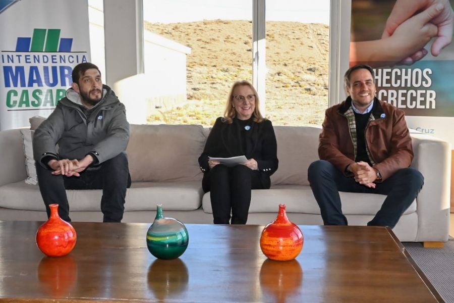 Casarini: "Agradezco el acompañamiento para el desarrollo del turismo en Perito Moreno"
