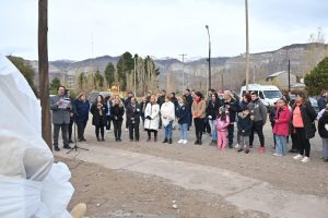 Alicia finalizó su visita a Lago Posadas con recorrido de obras y un reconocimiento a su trayectoria*