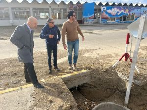Servicios Públicos supervisó obras en Puerto San Julián