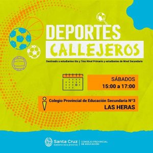 Se invita a estudiantes a participar de diferentes actividades deportivas