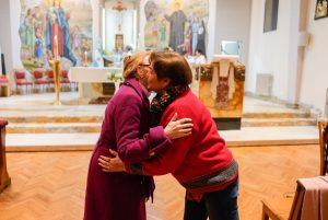 Alicia acompañó la última misa del Obispo García Cuerva al frente de la Diócesis de Rio Gallegos