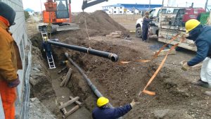 Servicios Públicos avanza en la obra para abastecer con gas la reserva fría de Río Gallegos