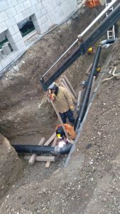 Servicios Públicos avanza en la obra para abastecer con gas la reserva fría de Río Gallegos