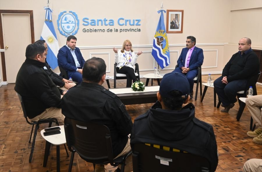 Alicia reconoció la labor de la División Narcocriminalidad de Río Gallegos