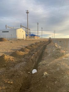 Servicios Públicos trabaja en un sistema de comunicación con Trelew por el Interconectado