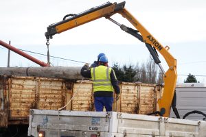Autoridades de Servicios Públicos supervisaron avance de la iluminación de la Ruta Complementaria N°20
