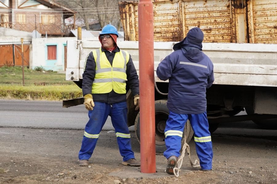 Autoridades de Servicios Públicos supervisaron avance de la iluminación de la Ruta Complementaria N°20