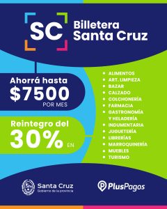 “Billetera Santa Cruz”: conocé los beneficios para los consumidores