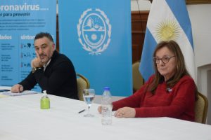 Alicia participó de la reunión del COE con representantes de los poderes legislativo y judicial