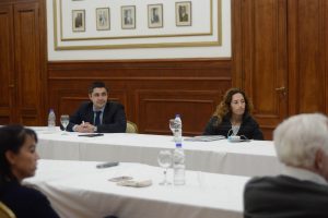 Alicia participó de la reunión del COE con representantes de los poderes legislativo y judicial