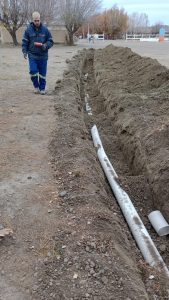 Servicios Públicos recorrió avances de obras en Puerto San Julián