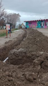Servicios Públicos recorrió avances de obras en Puerto San Julián