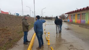 Servicios Públicos recorrió avances de obras en Puerto San Julián