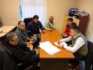 Se realizó una reunión de trabajo por el convenio marco entre Servicios Públicos e YCRT