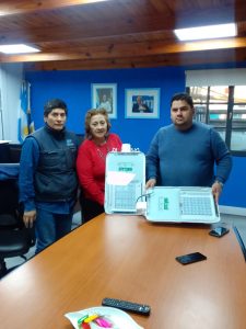 Referentes vecinales de Caleta Olivia acordaron con Servicios Públicos la instalación de luminarias LED