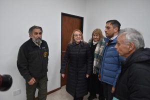 Alicia inauguró las instalaciones de la Intendencia Parque Nacional Bosques Petrificados