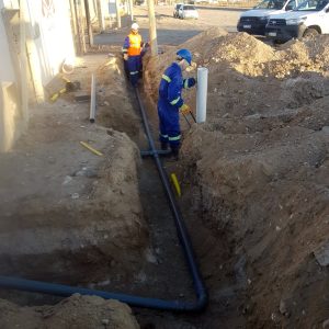Servicios Públicos ejecutó obras en cuartel de bomberos y establecimientos educativos en Las Heras