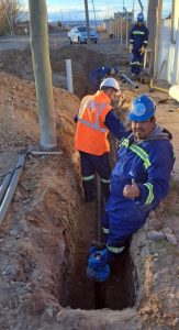 Servicios Públicos ejecutó obras en cuartel de bomberos y establecimientos educativos en Las Heras