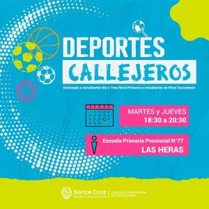 Continúan desarrollando diferentes actividades deportivas y recreativas en las escuelas la provincia