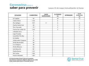 Saber Para Prevenir | Jueves 21 de Mayo | Actualización 12 horas