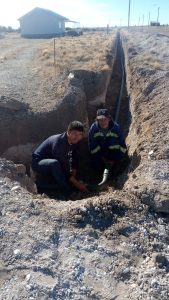 Servicios Públicos avanza con la ampliación de redes de agua y energía en Jaramillo