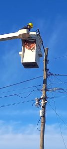 Se realizaron instalaciones de nuevas luminarias y trabajo articulado con Vialidad en Las Heras
