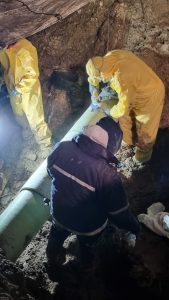 Servicios Públicos trabajó en la reparación del acueducto de río Santa Cruz – Bahía San Julián