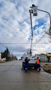 Se realizó un recambio de transformadores para mejorar el suministro eléctrico en Caleta Olivia