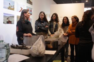 Se llevó adelante un taller de tintes naturales en El Calafate