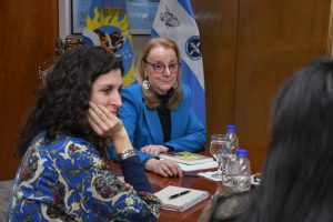Alicia recibió a autoridades del Ministerio de las Mujeres, Género y Diversidad de la Nación en Casa de Gobierno