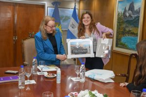 Alicia recibió a autoridades del Ministerio de las Mujeres, Género y Diversidad de la Nación en Casa de Gobierno
