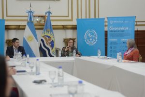 Alicia presentó la capacitación de la Ley Micaela para Fuerzas de Seguridad