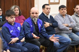 Alicia recibió a la delegación del Club Hispano Americano que participó en el certamen nacional