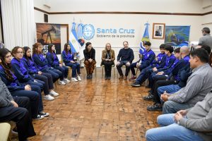 Alicia recibió a la delegación del Club Hispano Americano que participó en el certamen nacional