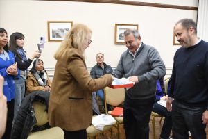 Alicia recibió a la delegación del Club Hispano Americano que participó en el certamen nacional